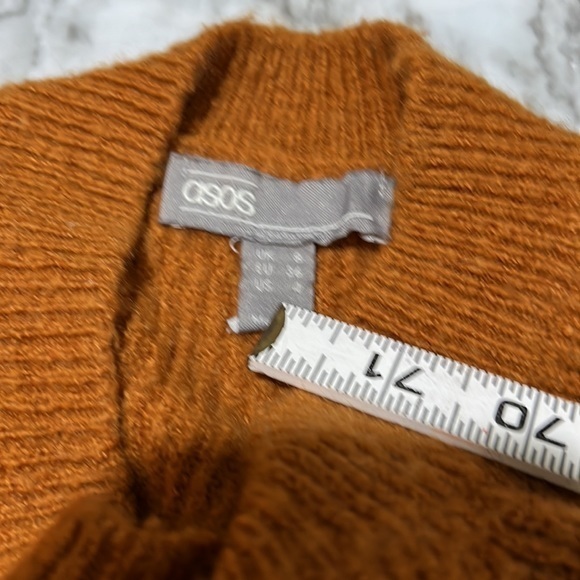 ASOS knitted ribbed wool pullover sweater A4-26 - Picture 5 of 8